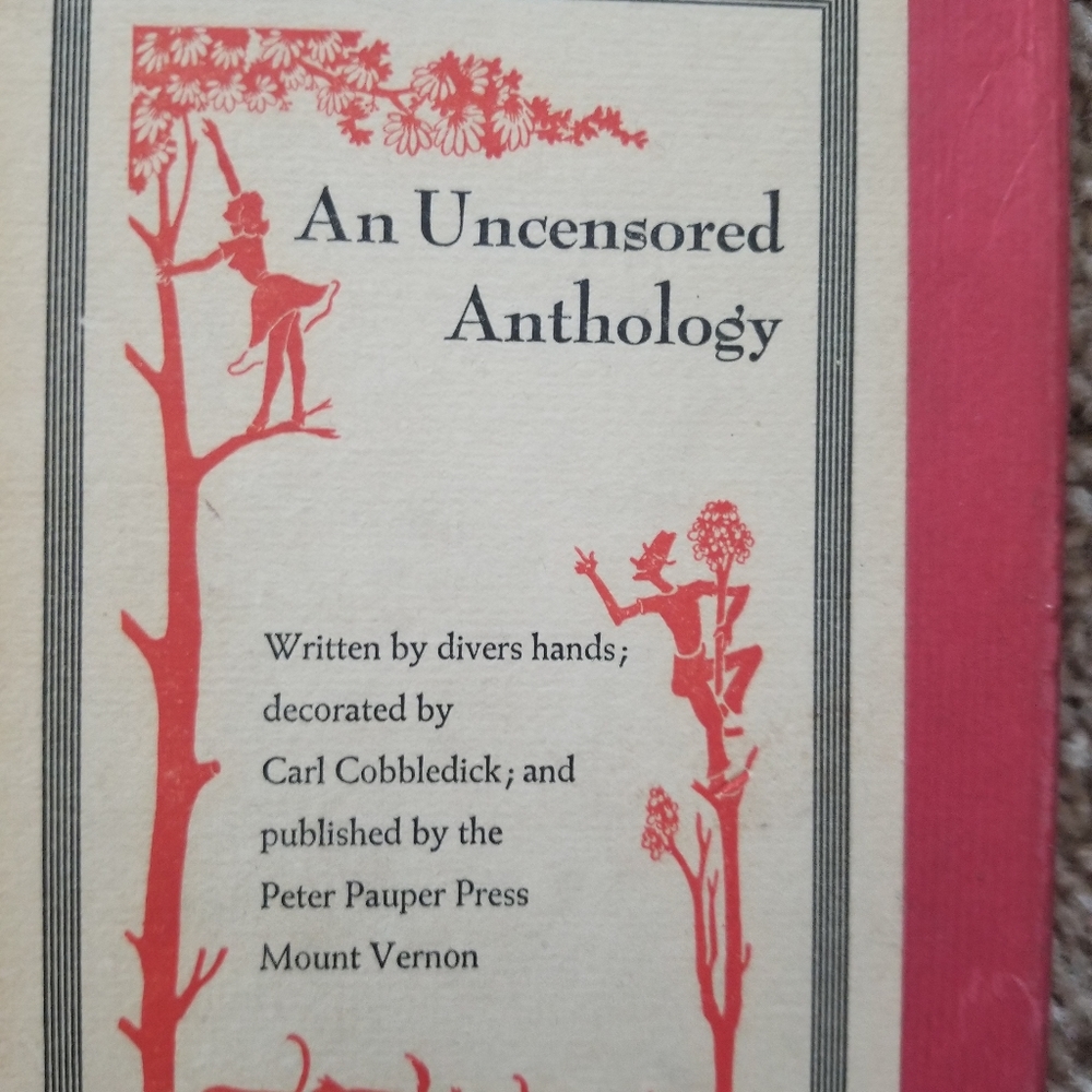 Vintage 'naughty' Poetry Book